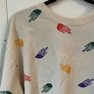 The North Face Multi Color Logo Crewneck